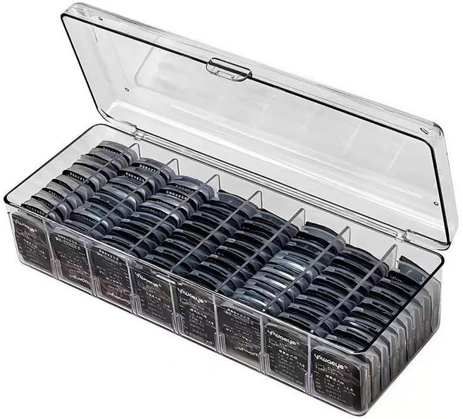 스타업 아크릴 수납함 칸막이 정리함 8칸 아크릴 보관함 일회용렌즈 화장품정리대, 투명, 1개