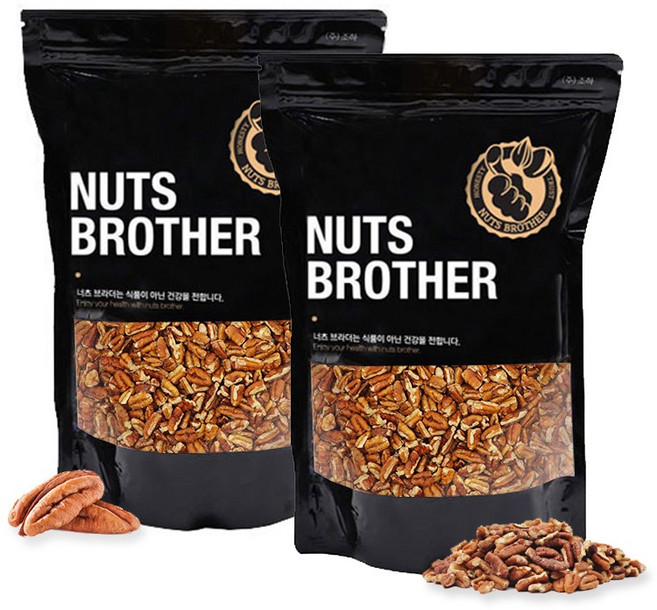 너츠브라더 생 피칸 분태 500g 2봉, 2개
