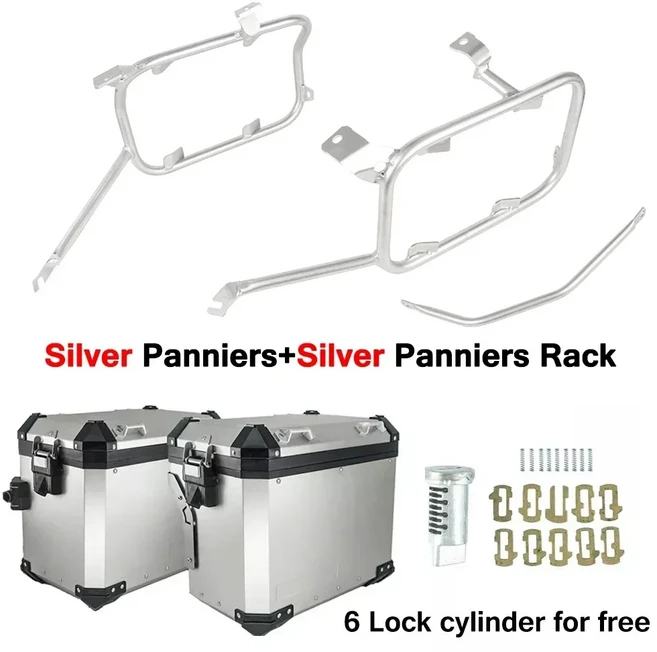 혼다 CRF1100L 어드벤처 2020-2025 오토바이 트렁크 사이드 박스 안장 가방 브래킷 용 알루미늄 탑 케이스, 05 SL SIDE BOX SL RACK