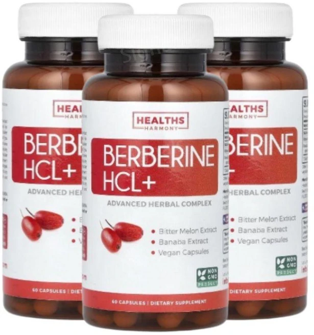 베르베린 HCL+ Healths Harmony 캡슐, 3개, 60정 - 쿠팡