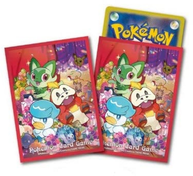 Pokemon 포켓몬 TCG 카드 슬리브 64매 나오하 뜨아거 꾸왁스 선물