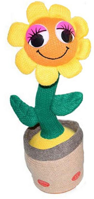 MJS JOYFUL 춤추는 선인장 인형 말따라하는 녹음기능 조절 가능 노래재생, B-11, 1개