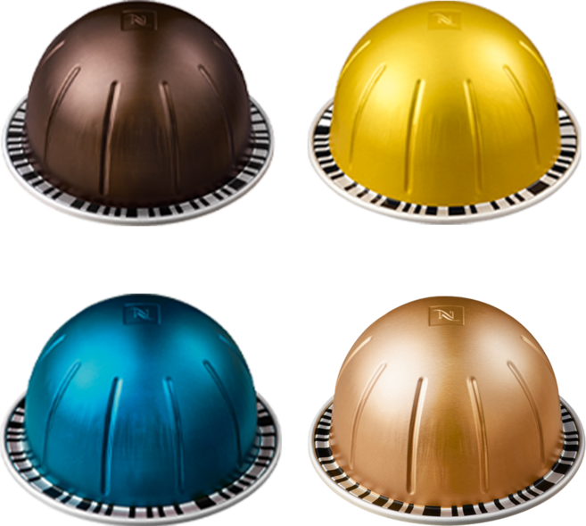 네스프레소 버츄오 캡슐커피 머그(230ml)시그니쳐 4종(솔레 멜로 인텐소 오다), 11.5g, 4박스, 10개입