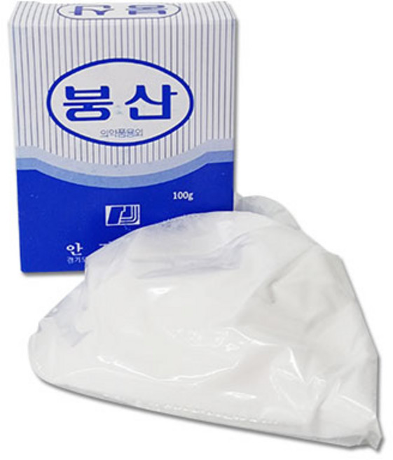 붕산 100g 바퀴벌레 구제 붕산가루 개미퇴치 과학실험 소독 안진약품, 1개