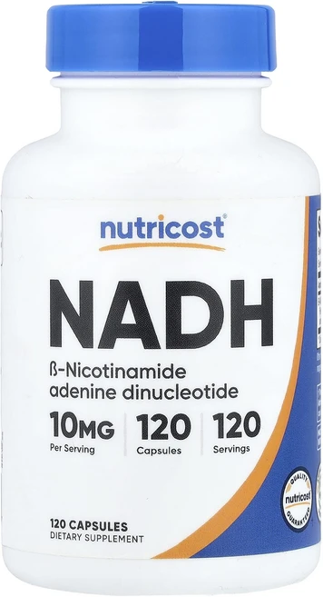 새해 첫좋은선물 Nutricost NADH 10mg 캡슐 120정 제대로 할인합니다, 1개 - 쿠팡