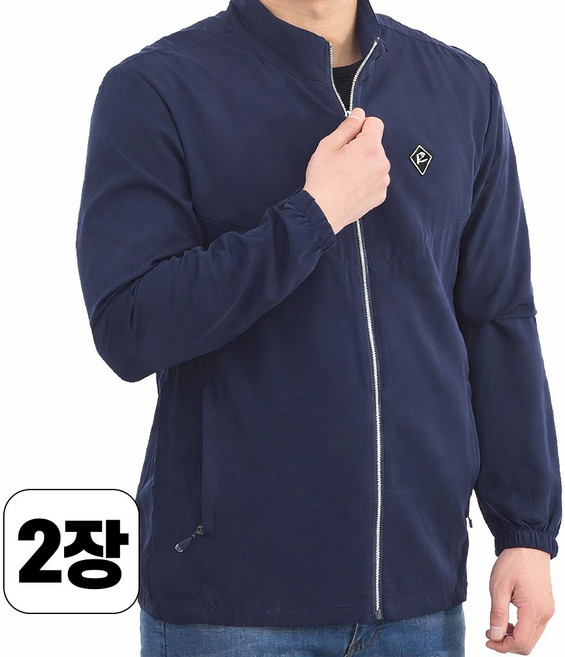 워킹맨 아울렛 1+1 봄 여름 시즌 스판소재 런닝 자켓 아웃도어 외출복 일상복 빅사이즈 F101