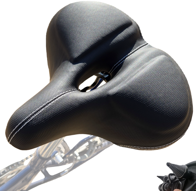 까도사 자전거안장 실내 전기 자전거 젤 안장쿠션, 푹신탄탄 (장갑 미포함), 1개