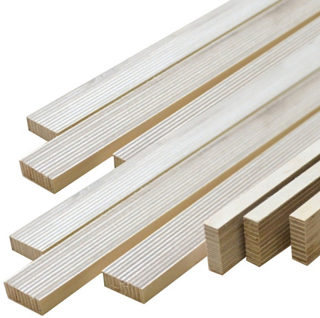 아이베란다 목재 합판 쫄대 자작나무 몰딩 인테리어 마감 10X24X800mm, 10개