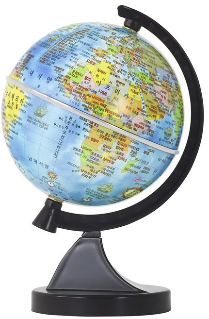 맵소프트 11cm 미니 지구본 / 장식용 인테리어 / 국가별 색상구분 / 국가명 수도 수록, 1번_11cm 블루 미니 지구본 (11-B)