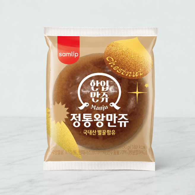 삼립 왕만쥬, 60g, 50개