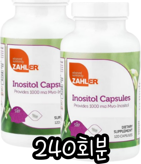 잘러 이노시톨 1000mg 캡슐, 1개, 240회분