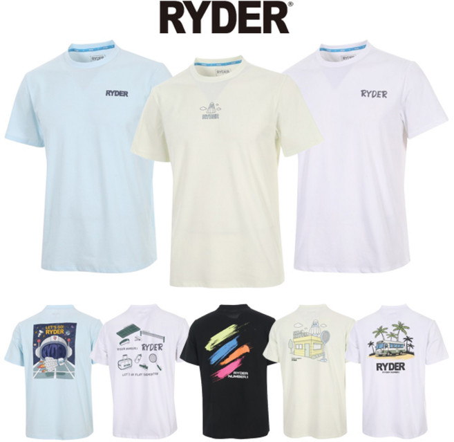 라이더 배드민턴 티셔츠 반팔 상의 2025RC-1 2 3 4 5