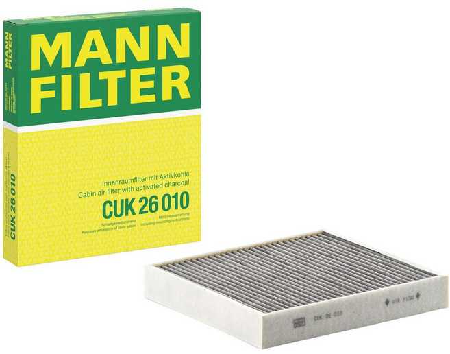 MANN FILTER 冷氣濾網 SKODA FABIA RAPID ROOMSTER, 1個, CUK26010