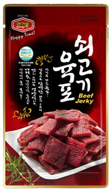 머거본 쇠고기 육포, 50g, 1개