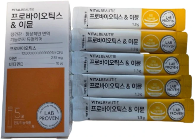 바이탈뷰티 프로바이오틱스 & 이뮨 30일 시음용 장건강, 1세트, 30회분 - 쿠팡
