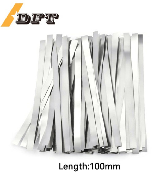 25/50pcs 길이 100mm 리튬 배터리 18650 용접 기계 스폿 DIY 프로젝트에 대 한 니켈 도금 강판, QTY 50 PCS, 0.1x6x100mm