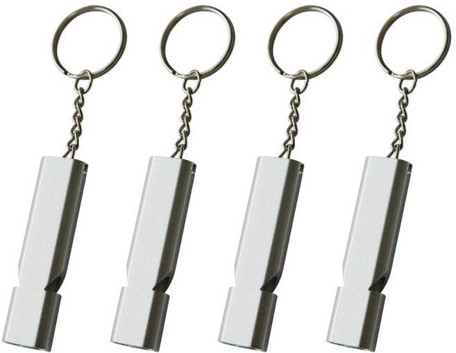 엠파이어 모던 호루라기 WH180 4p, 실버, 4개