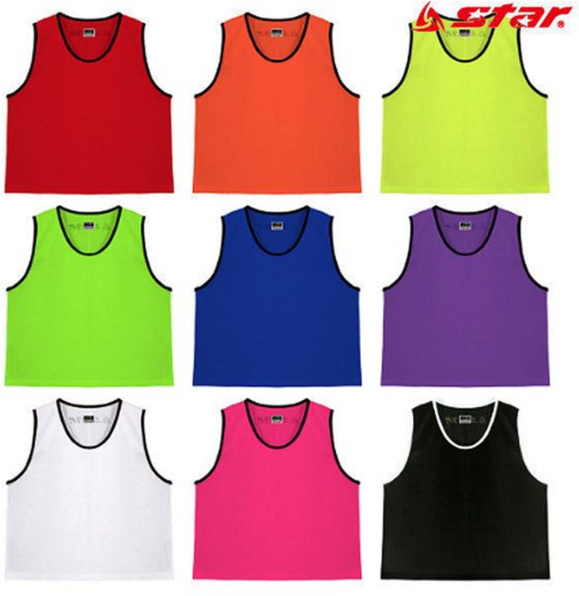 스타 유소년용 팀조끼 SW4003J11V 주황 pda*5451kT