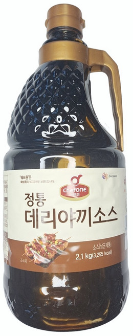 쉐프원 정통 데리야끼소스 2.1kg 대용량 닭꼬치 치킨 소스, 1