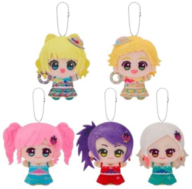 아이카츠! × 프리파라 THE MOVIE 만남의 기적! 작은 인형 vol.2 전 5종 세트 남미레이·동도 시온·아마하 마도카·신조 히나키·쿠로사와 린, 1개