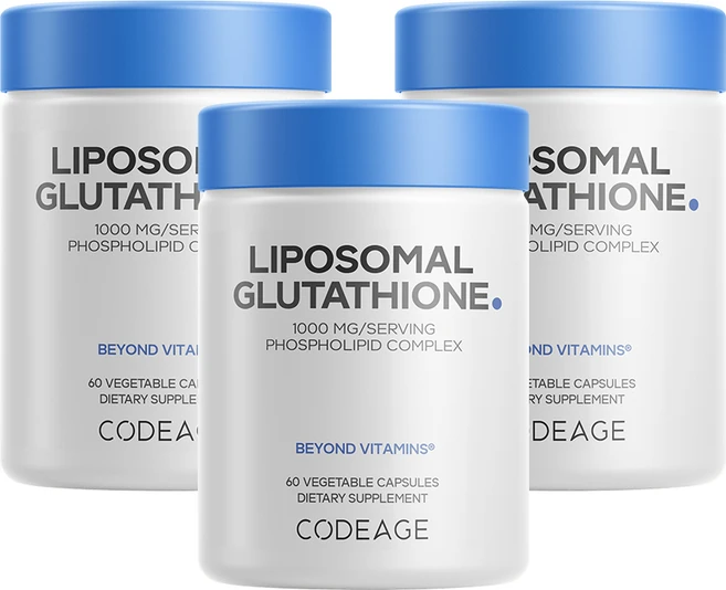코드에이지 리포조말 글루타치온 1000mg 60캡슐 리포좀 글루타티온 3개, 60정 - 쿠팡