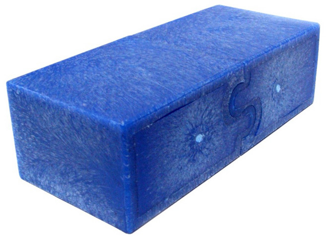 [무스포] 조립식벽돌 격파용 ( 낱개 ), (중급) 청색, 1개