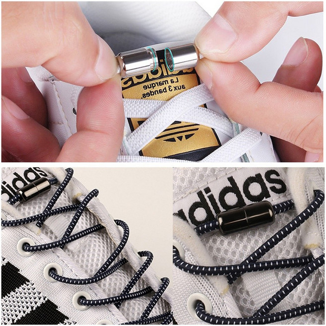 IDEA1st 1+1 운동화끈 캡슐2p 무매듭 신발끈 끈풀림 방지 신발끈 고정 매듭없는 운동화끈