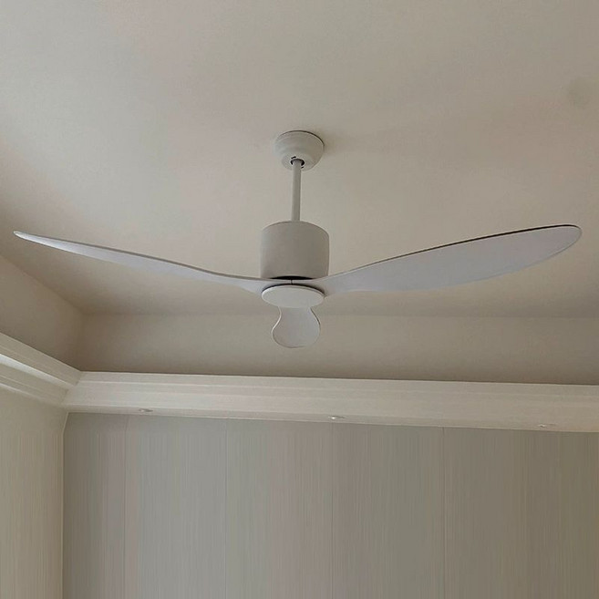 SOVE 소브 실링팬 A1 올화이트 112cm 조명 LED 연장봉 리모컨 A2 거실 천정, 행잉로드 42인치 화이트 테일리프 리모컨, 기본 색상