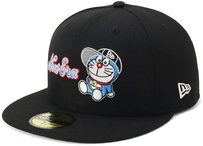 뉴에라(new era) 뉴에라 캡 59FIFTY 도라에몽 콜라보 블랙/컬러 7 3/8 5950 DORAEMON CAP NE BLK MLT