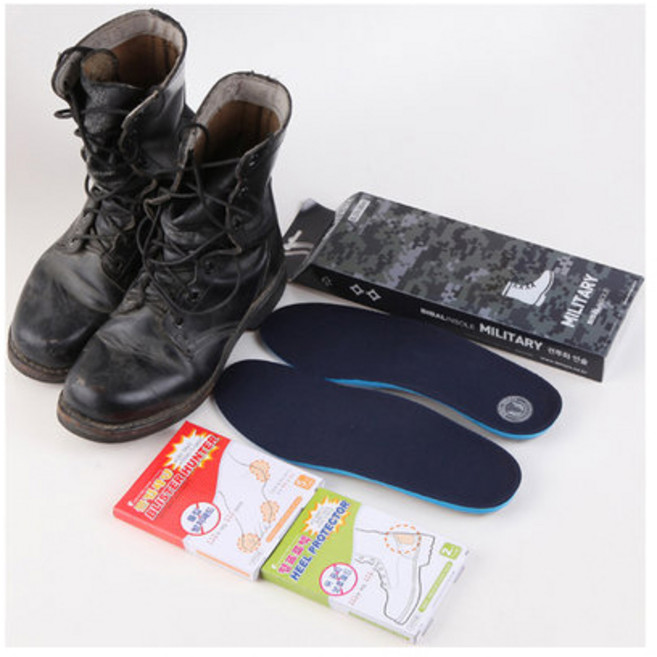 비발인솔 Military 행군 Set 군화 전투화 군용깔창 군대 입대 용품, 1개