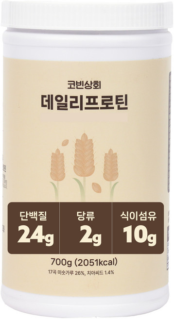 혈당케어 단백질 쉐이크 데일리 프로틴, 700g, 1개, 17곡 미숫가루