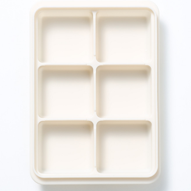 국산 프리미엄 실리콘 얼음트레이 얼음틀 이유식큐브 6구/15구/24구, 1개, 아이보리