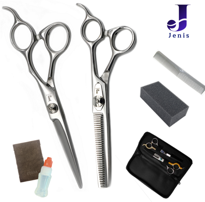 제니스 미용가위 7종세트 숱가위 컷트가위 앞머리 전문가용 가정용 가위, 1홈(약 30% 커팅), 1개