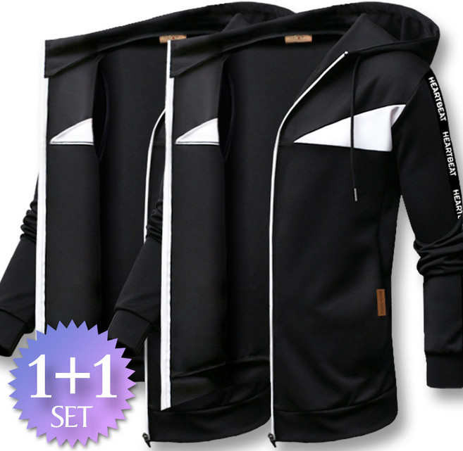 블루포스 트리너 후드집업 1+1세트 [2장 묶음] 트레이닝 점퍼 [국내생산]