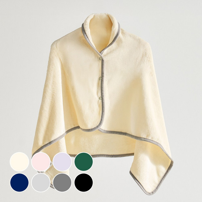 데시뉴 뉴노멀 양면 극세사 망토 담요 블랭킷