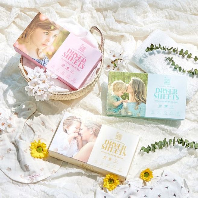 아기 섬유유연제 건조기시트 40매 1팩/ 통돌드럼세탁기겸용, 1