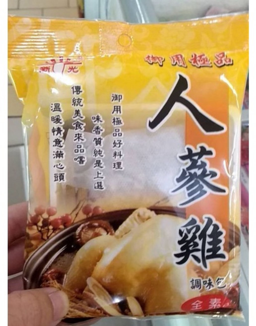 金協和 人蔘雞調味包60g 人蔘雞 調理包 養身食品 調味香料, 1個