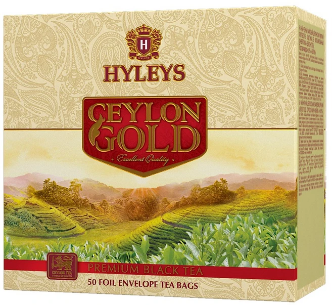 [정식수입] HYLEYS 하일리스 실론골드 홍차 50티백, 1박스, 50개입, 2g - 쿠팡