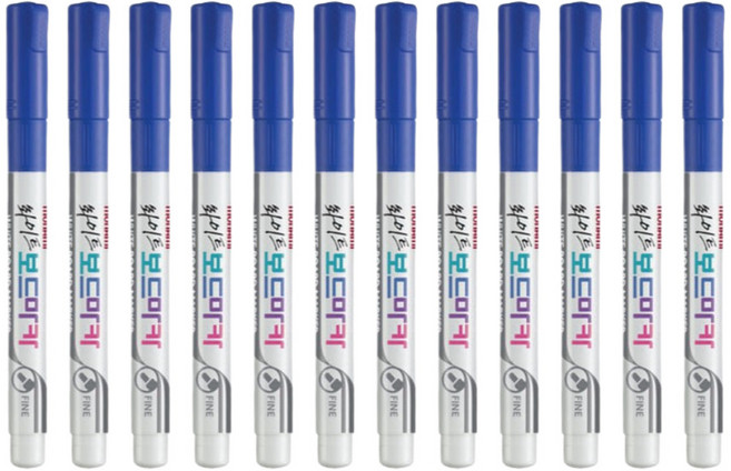 모나미 보드마카, BLUE(블루), 12개