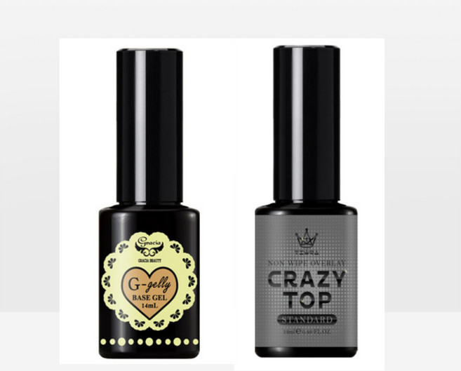 진비 그라시아 크레이지 탑젤 스탠다드 지젤리 베이스젤, 지젤리베이스+탑젤띡크, 1개, 14ml