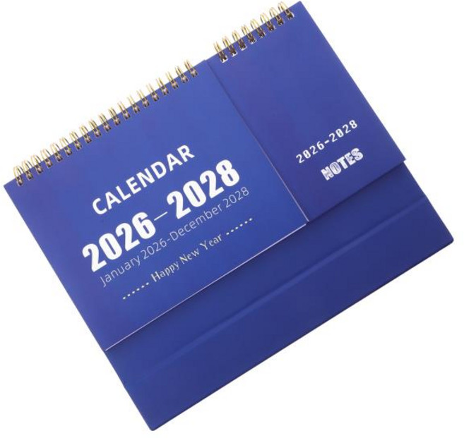 월간 데스크탑 캘린더 2028 홈 오피스 주최자를위한 두꺼운 종이 블록 플래너 화이트 보드 약속 학업