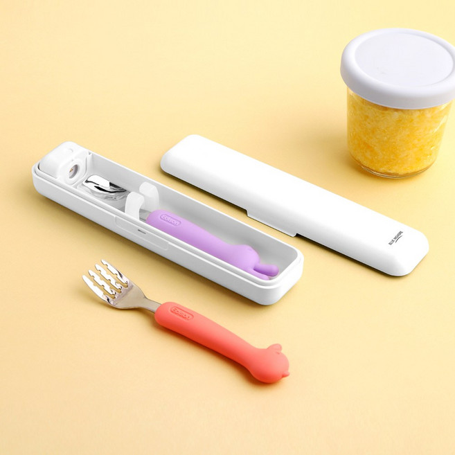 블루인쇼어 휴대용 유아 수저 살균기, 1개, BS-200_화이트