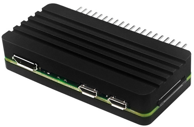 Raspberry Pi Zero 2 W 열산을위한 40pin gpio 헤더 케이스 포함 모든 금속, 1개