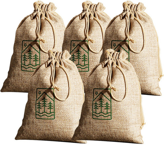 솔향 가득 편백잎 방향주머니 향낭 천연 방향 탈취, 5개, 250g