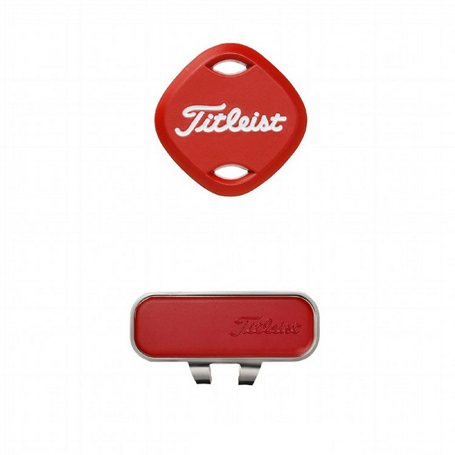 타이틀리스트 SS22 캡 클립 마커 모자클립 라운딩용품 마그넷 클립 TA22CCMK, 4.레드, 1개