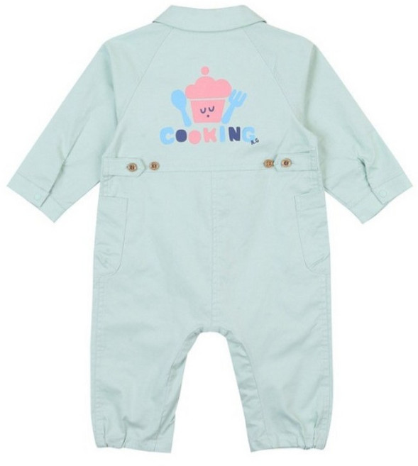 아가방 아가옷 제이롤업점프수트(민트) 01Q137501 봄아기옷 가을아기옷 아기등원룩