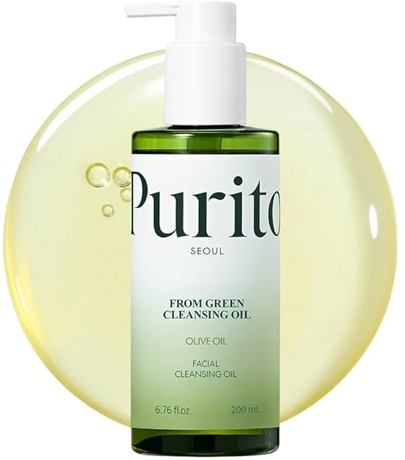 PURITO 프롬 그린 클렌징 오일 200ml 얼굴용 클렌징 오일 한국스킨케어 채식 동물 실험 없음 퓰리토 공식, 1개, 1g - 쿠팡