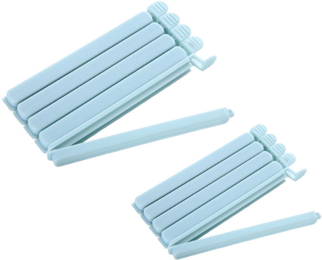 안젤로 밀봉클립 밀봉집게, 1세트, [블루] 소형 5P+대형5P