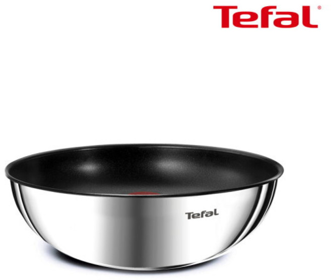 테팔 매직핸즈 인덕션 티타늄2X 스테인리스스틸 뉴이모션 웍팬 26cm, 1개