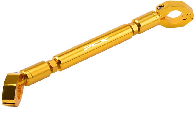 발통마켓 PCX 크로스바 멀티바 핸들바 거치대 호환용, 1개, 골드